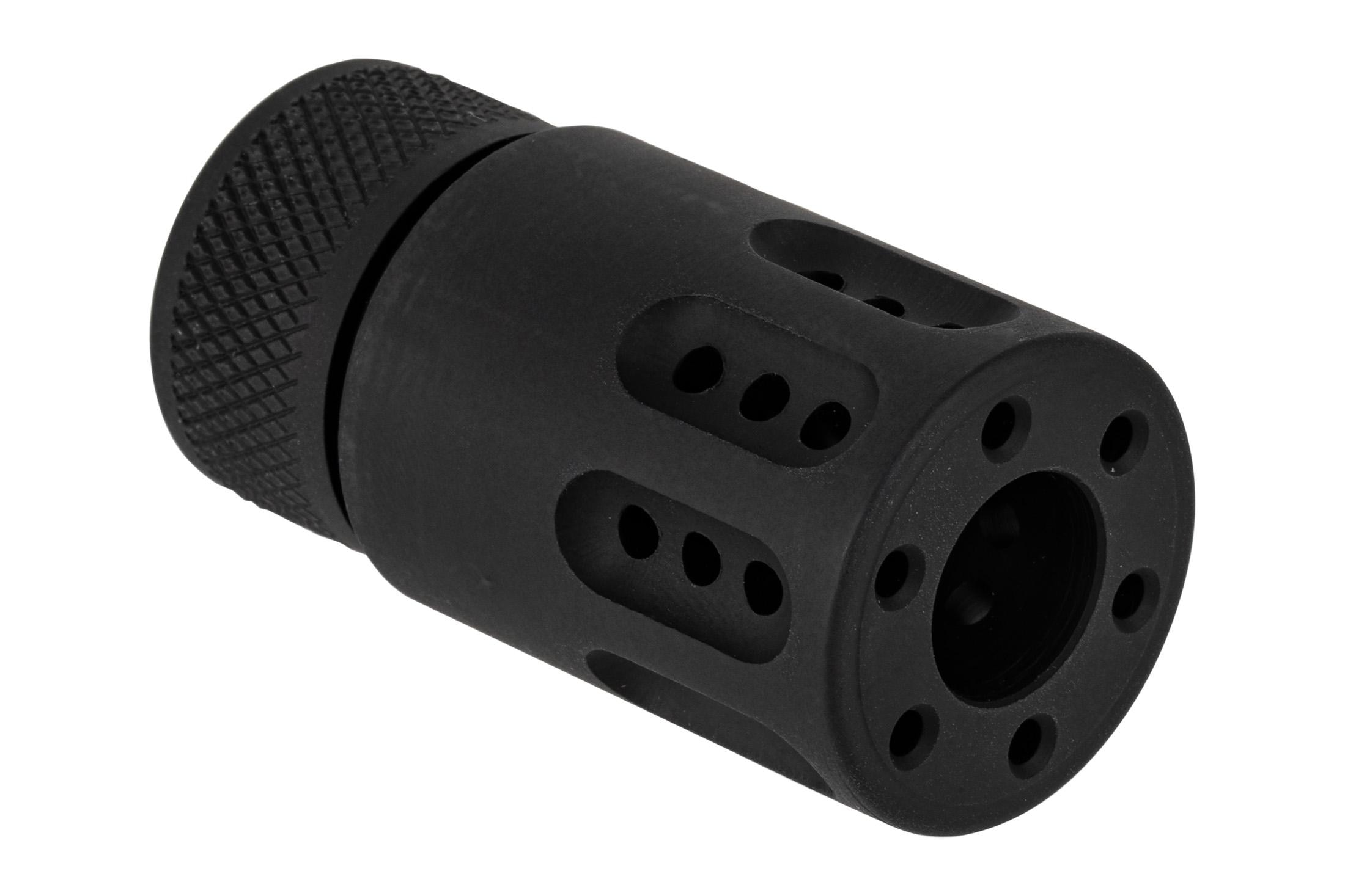 Guntec USA AR-15 Mini Slip Over Barrel Shroud With Multi Port Muzzle Brake - 1/2x28